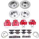 PowerStop Z23 Daily Driver Carbon-Fiber Ceramic Pads Drilled & Slotted Rotor & C
