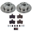 PowerStop OE Stock Replacement Low-Dust Ceramic Brake Pad and Rotor Kit