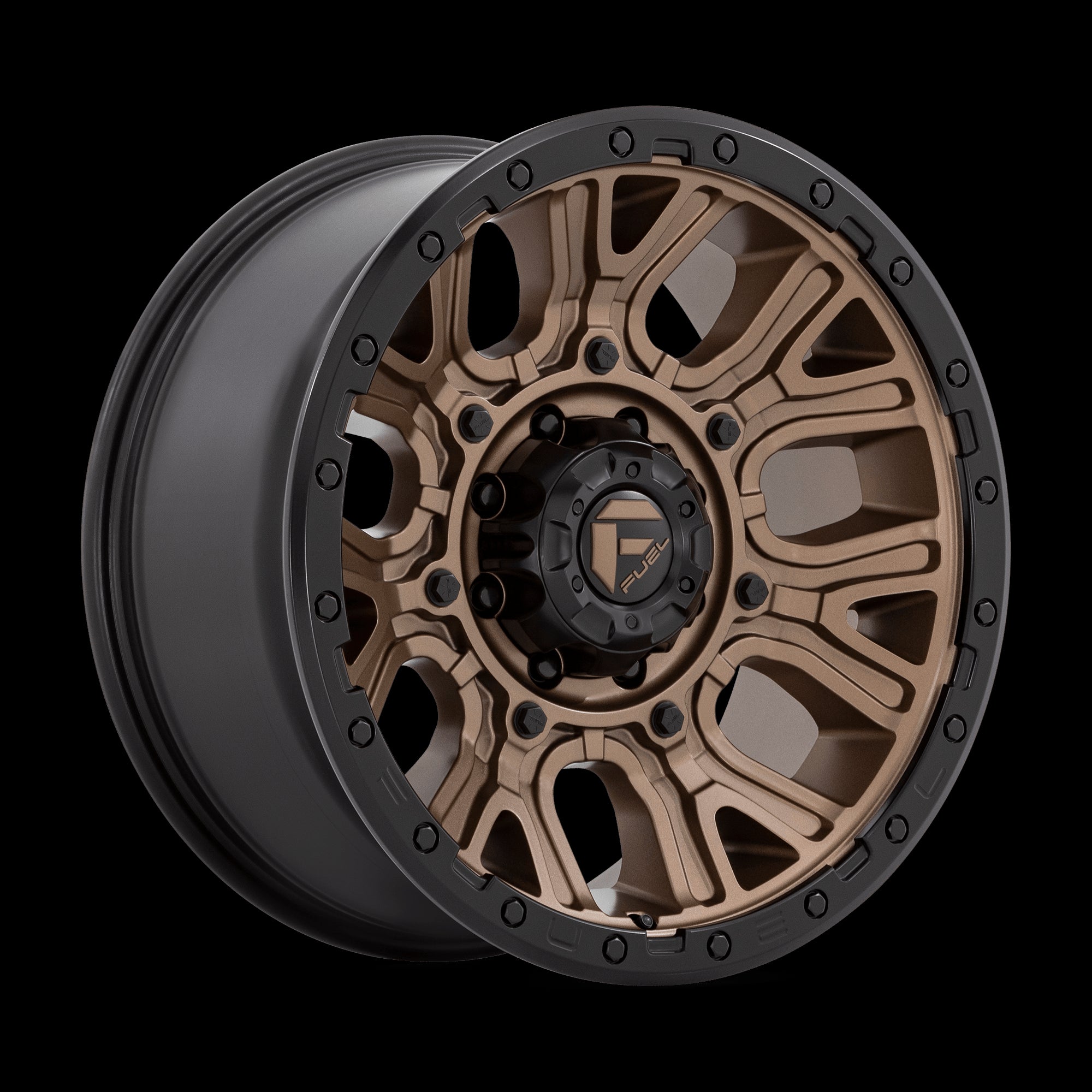 20X9 Fuel 1PC D826 Traction Bronze 8X180 ET1 Wheel Rim