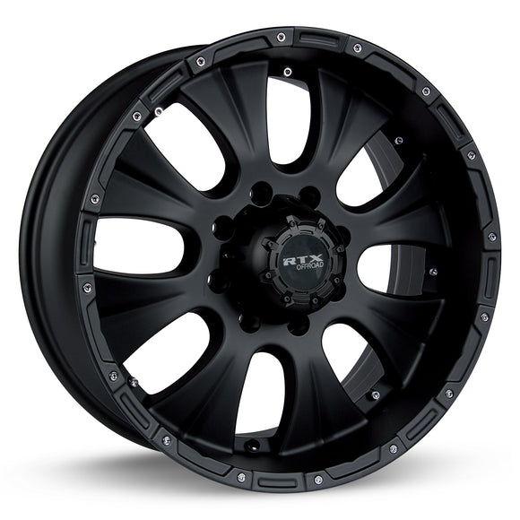 17x8 RTX Crawler Matte Black 6x139.7 ET20 wheel/rim