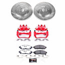 PowerStop Z36 Truck and SUV Ceramic Brake Pad, Drilled & Slotted Rotor, and Cali
