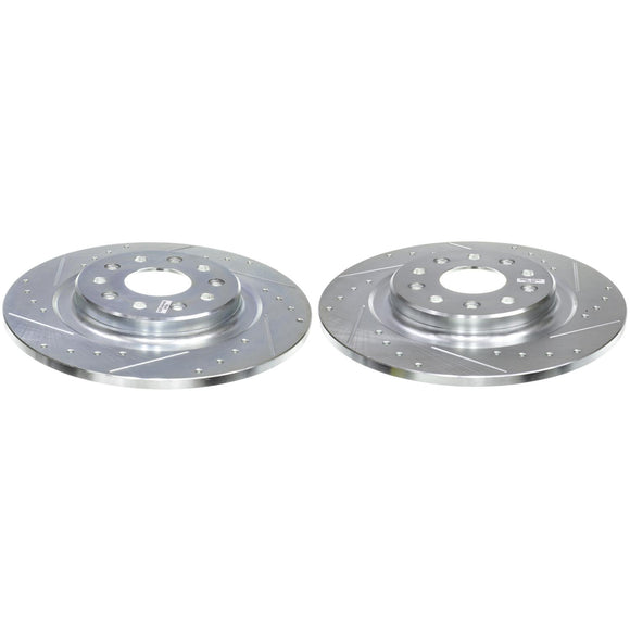 PowerStop Evolution Performance Drilled, Slotted & Plated Brake Rotor Pair