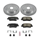 PowerStop Z23 Daily Driver Carbon-Fiber Ceramic Brake Pad and Drilled & Slotted