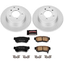PowerStop Genuine Geomet Coated Rotor and Low-Dust Ceramic Brake Pad Kit