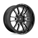 20x9 Fuel Off-Road D761 Clash Gloss Black Milled 6x135 ET1 CB87.1 Wheel Rim