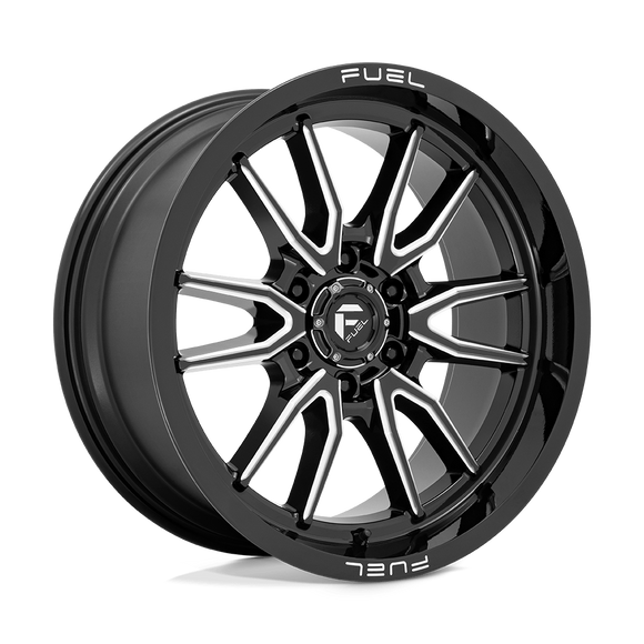 20x9 Fuel Off-Road D761 Clash Gloss Black Milled 6x135 ET1 CB87.1 Wheel Rim