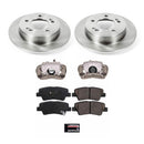PowerStop OE Stock Replacement Low-Dust Ceramic Brake Pad, Rotor and Caliper Kit