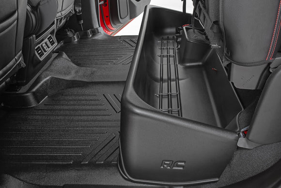Rough Country Under Seat Storage For Crew Cab Chevy GMC 1500 2500 19-23