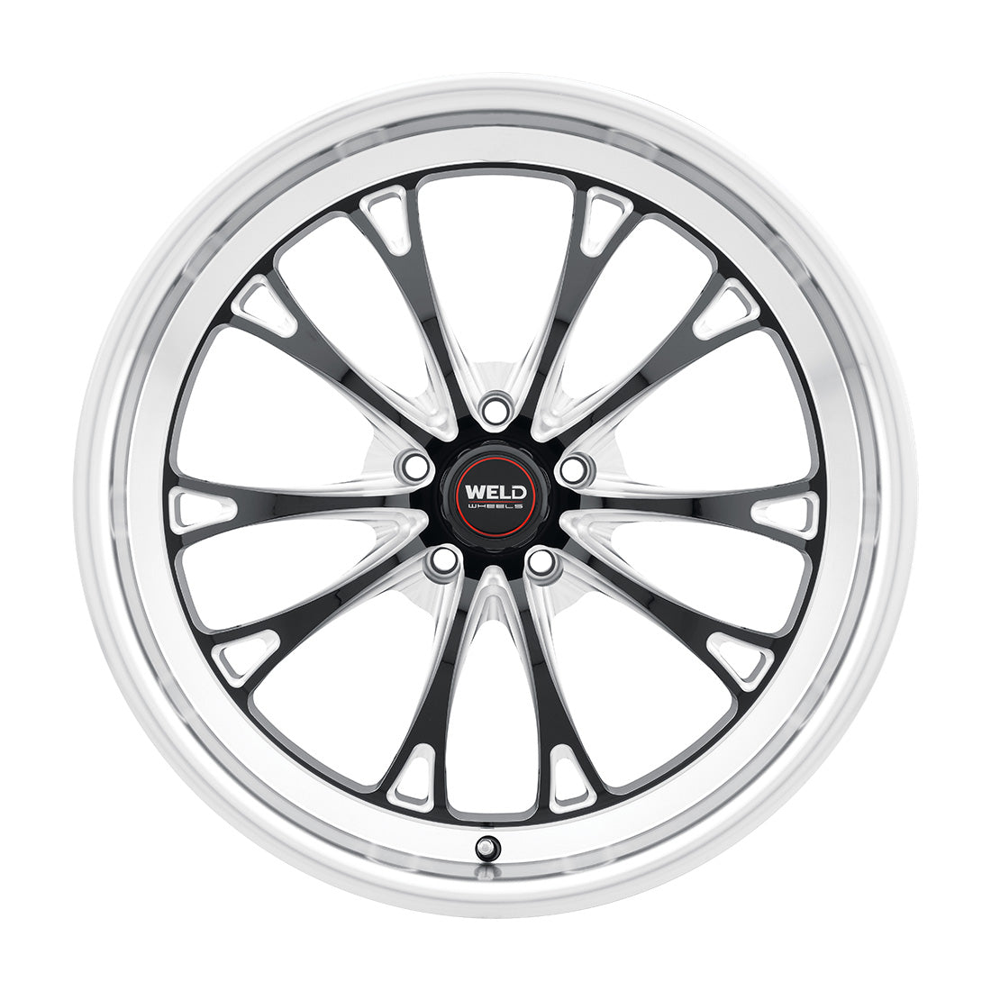 20x11 WELD Performance Belmont Gloss Black Milled 5x120 ET40 Wheel Rim - 0