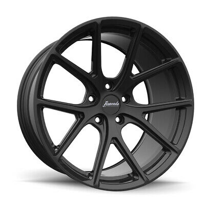 18x9 Bravado Tribute Matte Black 5x115 ET15 Wheel Rim