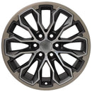 17" Replica Wheel fits Chevy Colorado ZR2 CV54 Satin Gunmetal Mach'd 17x8