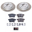 PowerStop Semi-Coated Rotor and Low-Dust Ceramic Brake Pad Kit