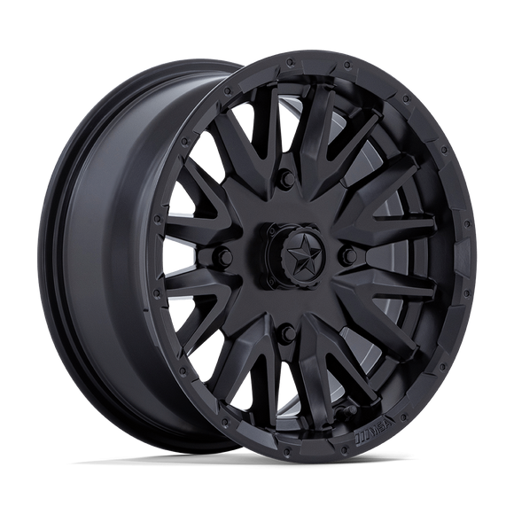 15X7 Msa Offroad Wheels M49 Creed Matte Black 4X156 ET10 Wheel Rim
