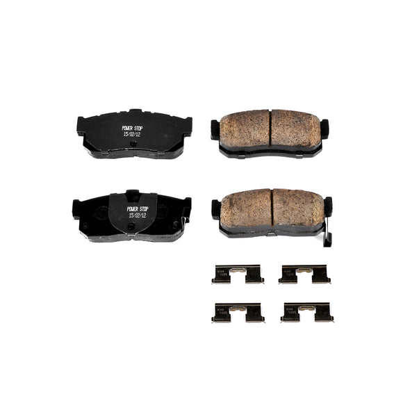 PowerStop Z17 Evolution Ceramic Brake Pads With Hardware