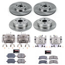 PowerStop OE Stock Replacement Low-Dust Ceramic Brake Pad, Rotor and Caliper Kit