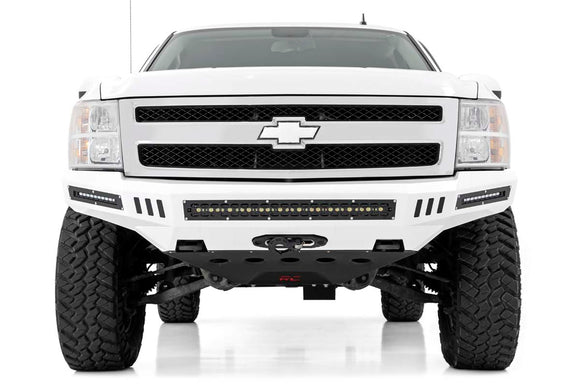 Rough Country Skid Plate Prerunner Bumper For Chevy GMC 1500 07-13