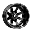 22x8.25 Fuel Off-Road DE09 FF09D Matte Black Milled 8x200 ET-202 CB142 Wheel Rim