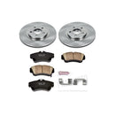 PowerStop OE Stock Replacement Low-Dust Ceramic Brake Pad and Rotor Kit