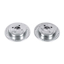 PowerStop Evolution Drilled Slotted Rotors Pair Rear For Mini Cooper