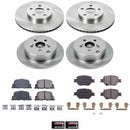 PowerStop OE Stock Replacement Low-Dust Ceramic Brake Pad and Rotor Kit
