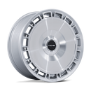 22x10 Niche NC287 Venice Gloss Silver Machined Face 5x130 ET20 Wheel