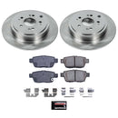 PowerStop OE Stock Replacement Low-Dust Ceramic Brake Pad and Rotor Kit