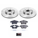 PowerStop OE Stock Replacement Low-Dust Ceramic Brake Pad and Rotor Kit