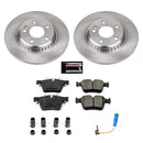 PowerStop OE Stock Replacement Low-Dust Ceramic Brake Pad and Rotor Kit
