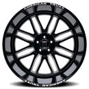 24x14 American Truxx AT1915 Restless Black Milled 6x135 ET-76 Wheel Rim