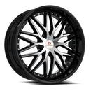 22X8.5 Cavallo CLV-46 Gloss Black Machined 5x114.3/120 ET38 wheel/rim-1