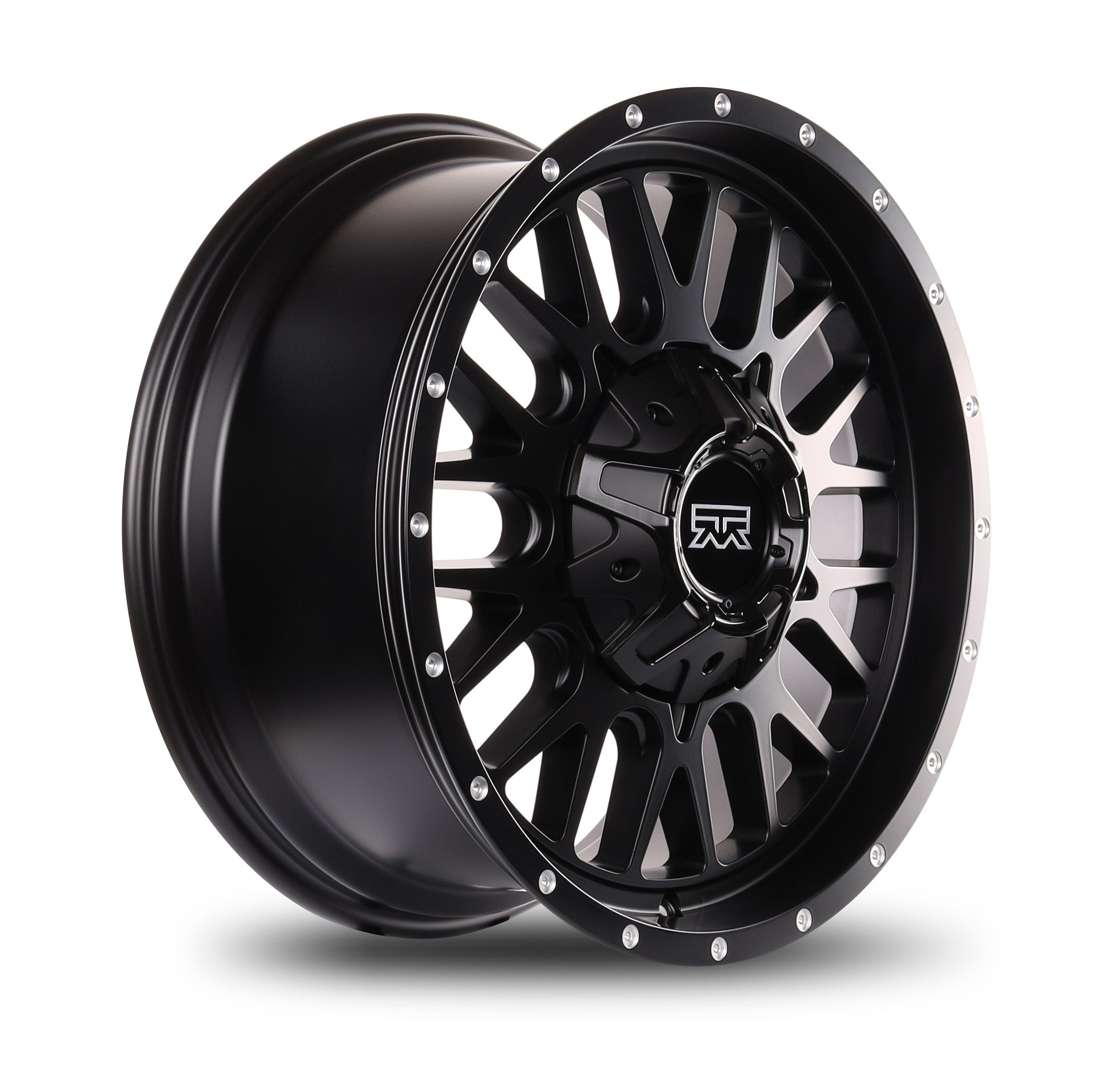 20x9 Mudder Trucker MT937 Sawtooth Black 6x135 6x139.7 6x5.5 ET18 Wheel