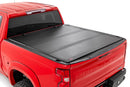 Rough Country Hard Tri-Fold Flip Up Bed Cover 6'7" Bed For Chevy GMC 1500 19-23