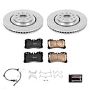 PowerStop OE Stock Replacement Low-Dust Ceramic Brake Pad and Rotor Kit