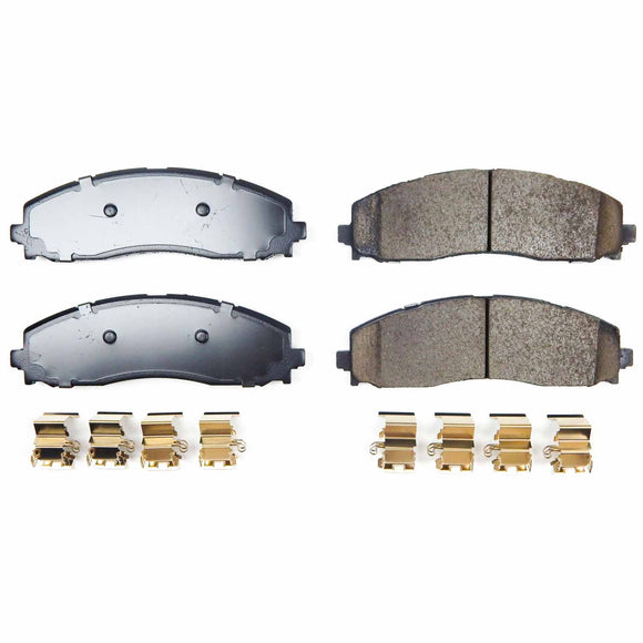 PowerStop Z17 Evolution Ceramic Brake Pads With Hardware