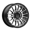 16X8 KMC KM542 Impact Satin Black Machined 6X139.7 ET0 wheel/rim