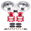 PowerStop Z23 Daily Driver Carbon-Fiber Ceramic Pads Drilled & Slotted Rotor & C