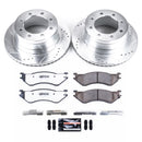 PowerStop Z36 Carbon-Fiber Ceramic Brake Pad with Drilled and Slotted Rotor Kit