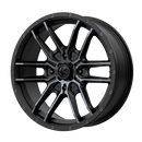 14X7 MSA OFFROAD WHEELS M43 FANG S-BLK TTCC 4X110 ET10 wheel/rim-3