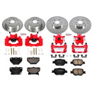 PowerStop Z23 Daily Driver Carbon-Fiber Ceramic Pads Drilled & Slotted Rotor & C