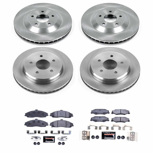 PowerStop Track Day High-Performance Brake Pad and Rotor Kit