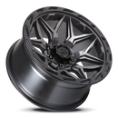 20x9 Lock Off-Road Matrix Gray Black Ring 6x135 6x139.7 6x5.5 ET0 Wheel