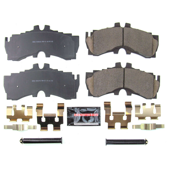 PowerStop Z23 Evolution Sport Carbon-Fiber Brake Pads With Hardware