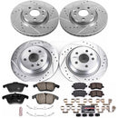 PowerStop Z23 Daily Driver Carbon-Fiber Ceramic Brake Pad and Drilled & Slotted