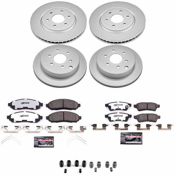 Z36 Truck & Tow Premium Carbon-Fiber Ceramic Brake Pad and Fully Coated Rotor Ki