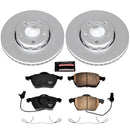 PowerStop Genuine Geomet Coated Rotor and Carbon-Fiber Ceramic Brake Pad Kit
