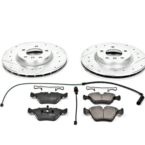 PowerStop Z23 Daily Driver Carbon-Fiber Ceramic Brake Pad and Drilled & Slotted