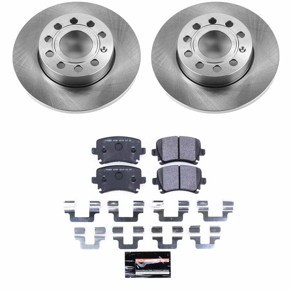 PowerStop Track Day Spec High-Performance Brake Pad and Rotor Kit