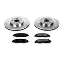 PowerStop Z23 Daily Driver Carbon-Fiber Ceramic Brake Pad and Drilled & Slotted