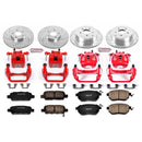 PowerStop Z23 Daily Driver Carbon-Fiber Ceramic Pads Drilled & Slotted Rotor & C