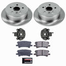 PowerStop OE Stock Replacement Low-Dust Ceramic Brake Pad, Rotor and Caliper Kit